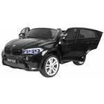 Elektrické autíčko BMW X6 - dvojmiestne - lakované - čierne